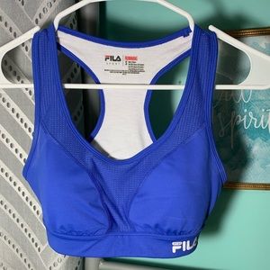 Fila blue sports bra
